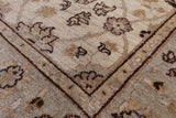 Peshawar Hand Knotted Wool Area Rug - 4' 1" X 6' 4" - Golden Nile