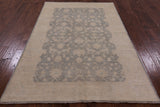 Peshawar Hand Knotted Wool Rug - 5' X 7' 7" - Golden Nile