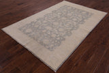 Peshawar Hand Knotted Wool Rug - 5' X 7' 7" - Golden Nile