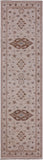 Ivory Peshawar Handmade Wool Runner Rug - 2' 7" X 10' 0" - Golden Nile