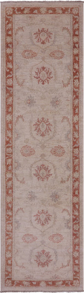 Peshawar Handmade Wool Runner Rug - 2' 10" X 10' 4" - Golden Nile