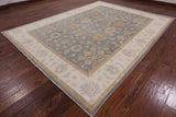 Peshawar Handmade Wool Rug - 9' 2" X 11' 10" - Golden Nile