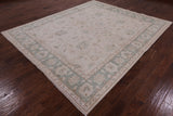 Chobi Peshawar Hand Knotted Wool Rug - 8' 1" X 9' 7" - Golden Nile