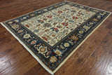 7 X 9 Oriental Fine Serapi Handmade Rug - Golden Nile