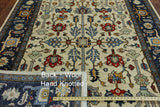 7 X 9 Oriental Fine Serapi Handmade Rug - Golden Nile