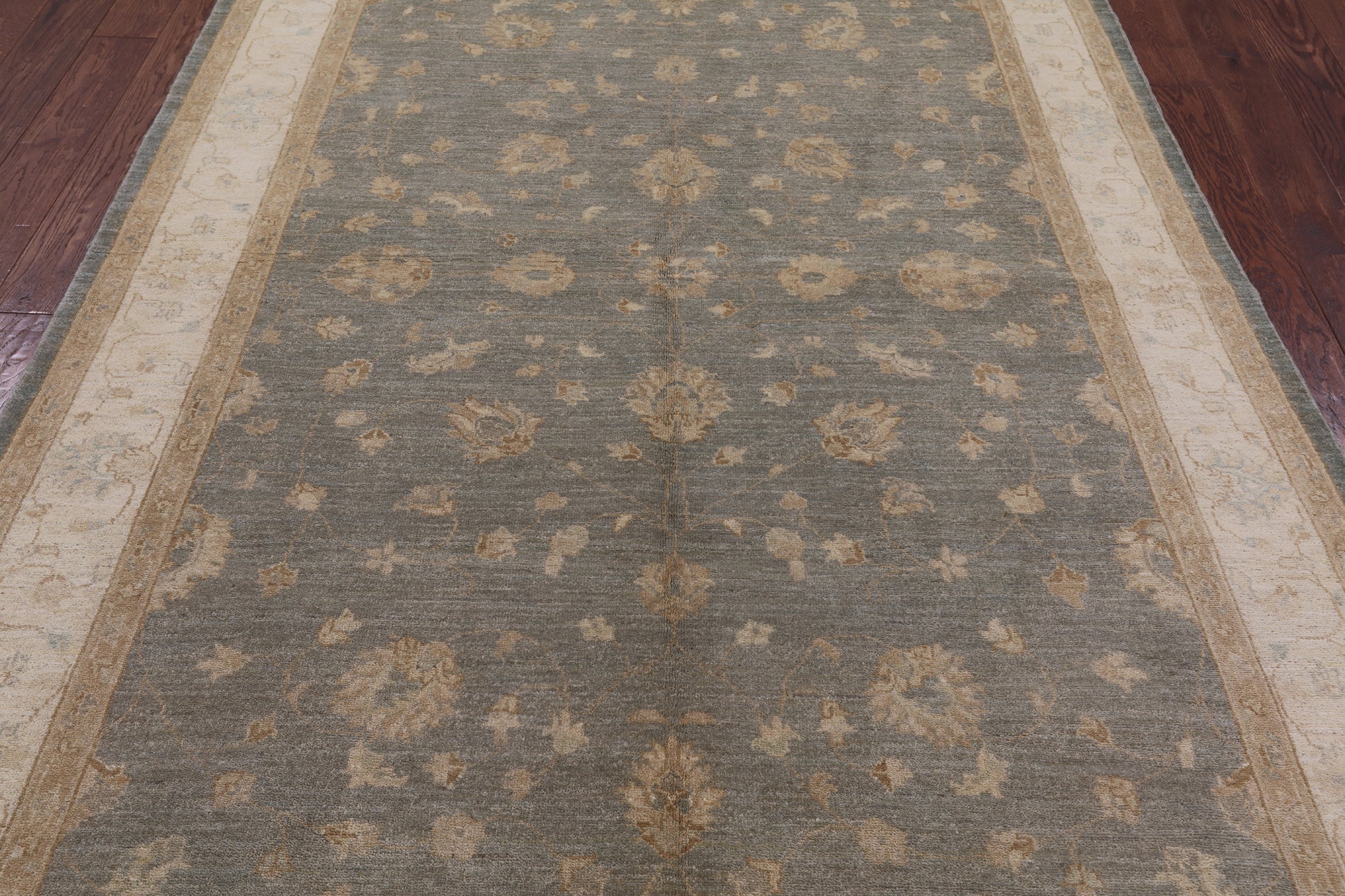 Chobi Peshawar Hand Knotted Wool Area Rug - 6' 2" X 9' 0" - Golden Nile