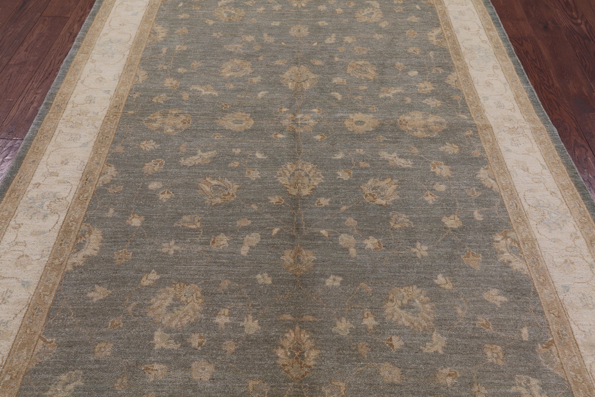 Chobi Peshawar Hand Knotted Wool Area Rug - 6' 2" X 9' 0" - Golden Nile