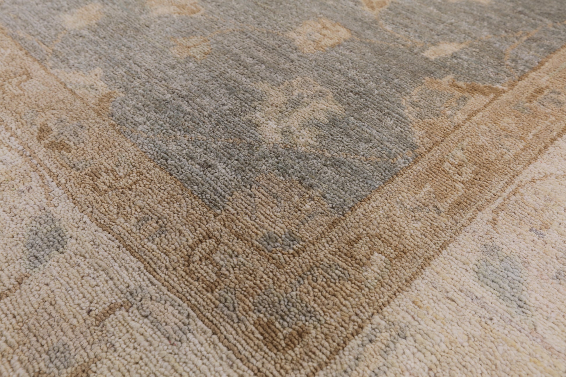 Chobi Peshawar Hand Knotted Wool Area Rug - 6' 2" X 9' 0" - Golden Nile