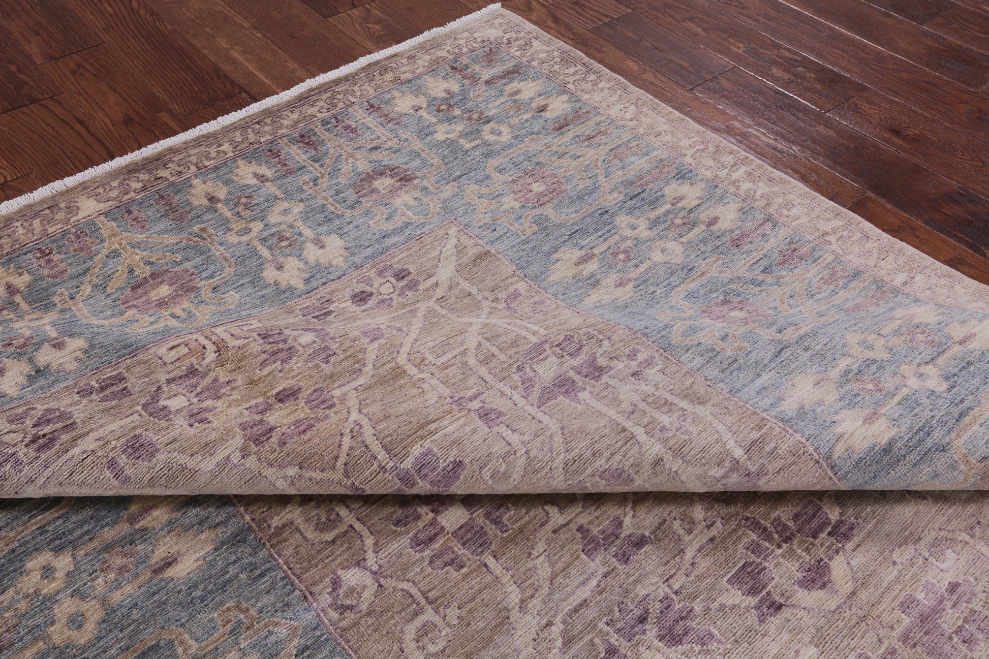 Grey Peshawar Handmade Area Rug - 6' 1" X 8' 8 - Golden Nile