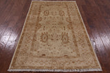 Peshawar Handmade Area Rug - 3' 9" X 6' - Golden Nile