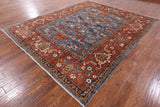 Geometric Persian Handmade Rug - 8' 1" X 10' 1" - Golden Nile