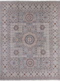 Peshawar Oriental Mamluk Design Handmade Area Rug - 8' X 10' - Golden Nile