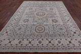 Peshawar Oriental Mamluk Design Handmade Area Rug - 8' X 10' - Golden Nile