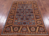 Oriental Fine Serapi Rug - 4' 2" X 5' 11" - Golden Nile