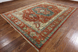 Fine Serapi 9 X 12 Hand Knotted Rug - Golden Nile