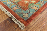 Fine Serapi 9 X 12 Hand Knotted Rug - Golden Nile