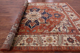 Persian Fine Serapi Hand Knotted Rug - 9' 3" X 12' 0" - Golden Nile