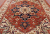 Persian Fine Serapi Hand Knotted Rug - 9' 3" X 12' 0" - Golden Nile
