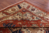 Persian Fine Serapi Hand Knotted Rug - 9' 3" X 12' 0" - Golden Nile