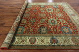 Oriental 9 X 12 Fine Serapi Rug - Golden Nile