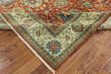 Oriental 9 X 12 Fine Serapi Rug - Golden Nile