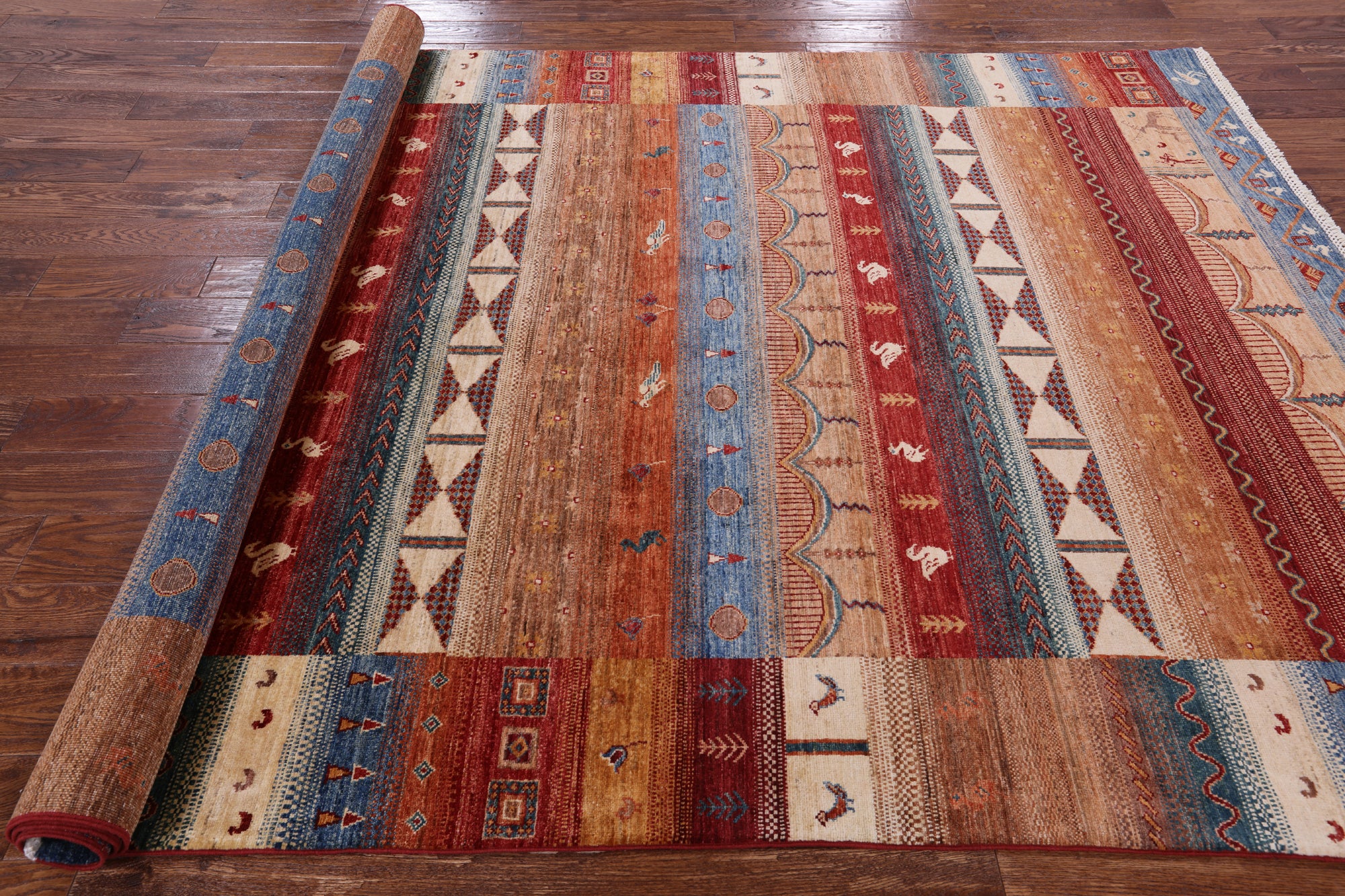 Super Gabbeh Lori Buft Wool Area Rug - 6' 7" X 9' 8" - Golden Nile