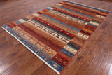 Super Gabbeh Lori Buft Wool Area Rug - 6' 7" X 9' 8" - Golden Nile