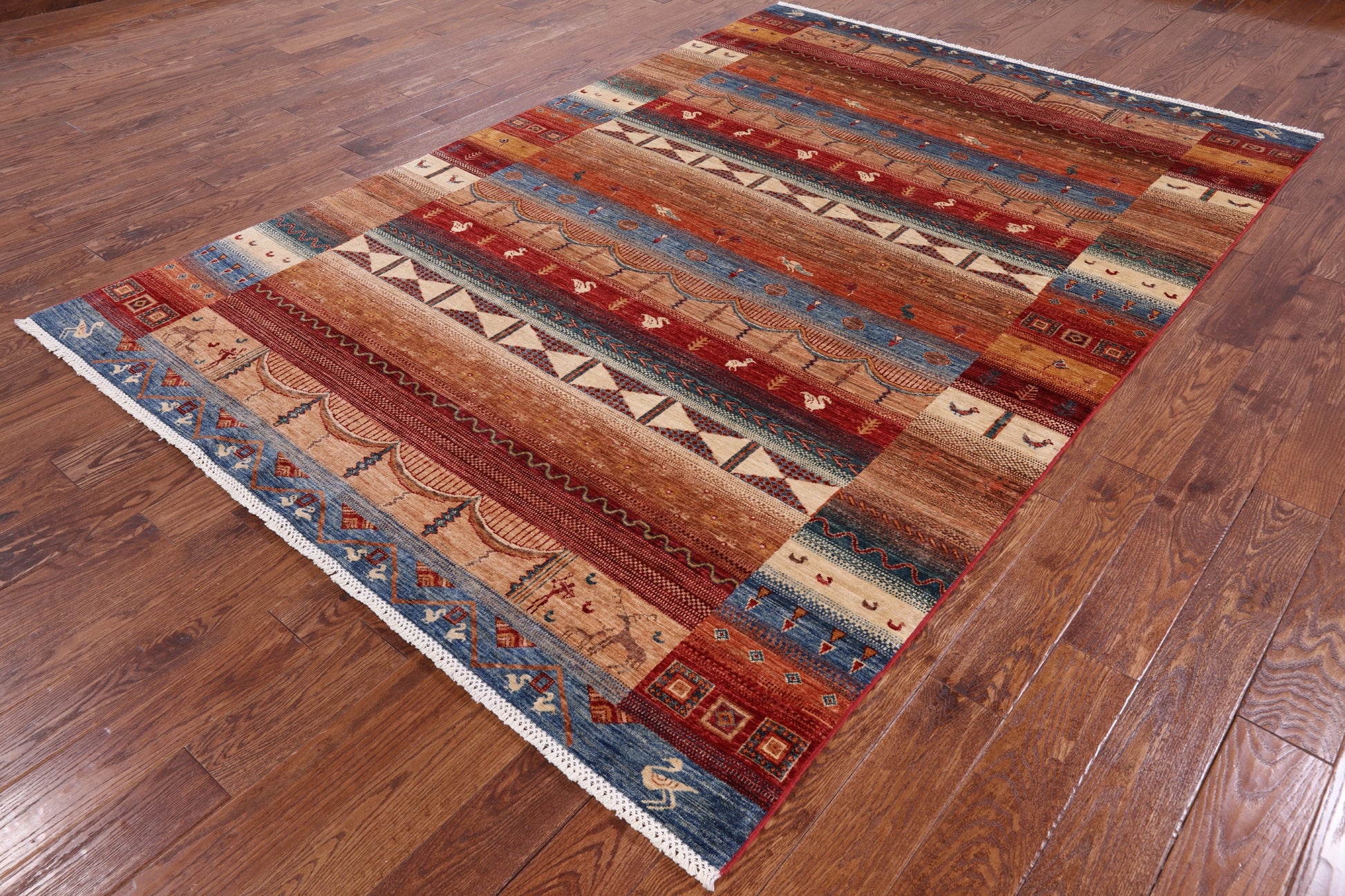 Super Gabbeh Lori Buft Wool Area Rug - 6' 7" X 9' 8" - Golden Nile
