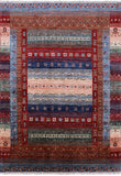 Persian Gabbeh Tribal Hand Knotted Wool Rug - 5' 9" X 7' 11" - Golden Nile
