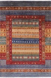 Tribal Gabbeh Handmade Wool Area Rug - 6' 7" X 9' 10" - Golden Nile