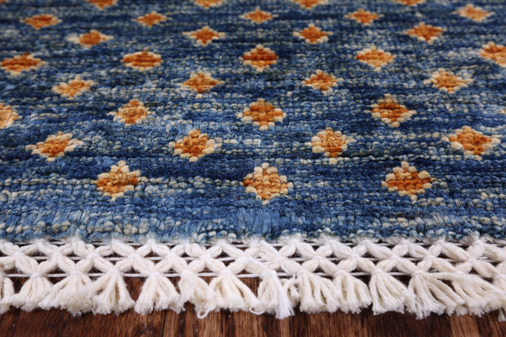 Tribal Gabbeh Handmade Wool Area Rug - 6' 7" X 9' 10" - Golden Nile