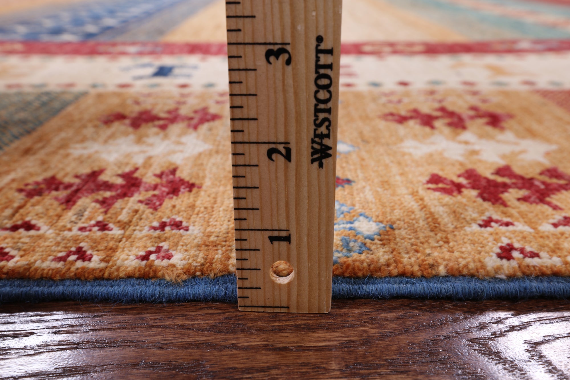 Tribal Persian Gabbeh Hand Knotted Wool Area Rug - 7' 0" X 9' 11" - Golden Nile