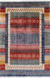 Tribal Persian Gabbeh Hand Knotted Wool Rug - 6' 6" X 9' 9" - Golden Nile