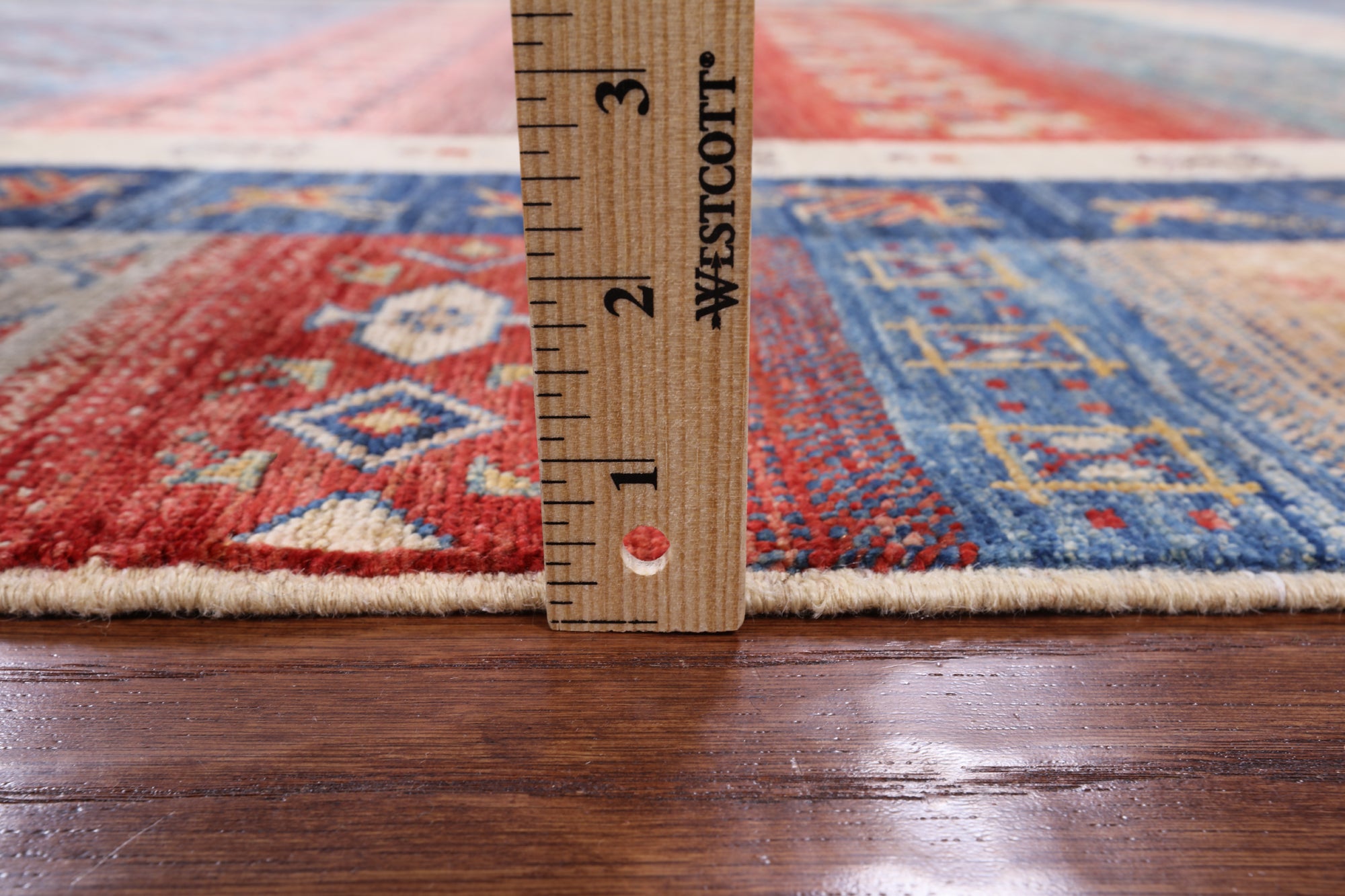 Tribal Persian Gabbeh Hand Knotted Wool Rug - 6' 6" X 9' 9" - Golden Nile