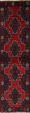 Baluch 3 x 10 Runner Wool on Wool Rug - Golden Nile