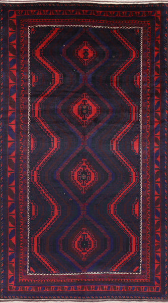 7 X 13 Oriental Afghan Wool on Wool Rug - Golden Nile