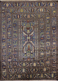 Tribal Afghan Wool on Wool Rug 7 X 10 - Golden Nile