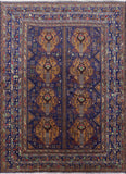 Hand Knotted Baluch Area Rug 7 X 10 - Golden Nile