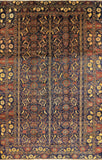 Tribal Afghan Wool On Wool Rug 8 X 13 - Golden Nile