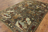Blue Balouch Wool On Wool Rug 6 X 9 - Golden Nile