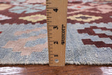 Kilim Flat Weave Wool Rug - 5' 3" X 7' 2" - Golden Nile