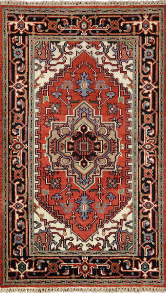 Veg Dyed Heriz Area Rug 3 X 5 - Golden Nile