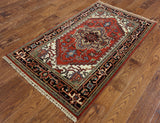 Veg Dyed Heriz Area Rug 3 X 5 - Golden Nile