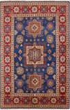 Kazak Hand-Knotted Rug - 5' 8" X 8' 8" - Golden Nile