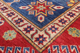 Super Kazak Handmade Wool Rug - 5' 11" X 9' 2" - Golden Nile