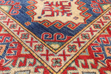 Kazak Hand Knotted Area Rug - 6' 2" X 9' - Golden Nile