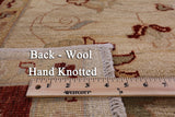 Ivory Chobi Peshawar Handmade Wool Rug - 6' 3" X 8' 10" - Golden Nile