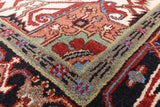 Heriz Serapi Wool Rug - 6' 2" X 9' 1'' - Golden Nile