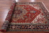 Heriz Serapi Wool Rug - 6' 2" X 9' 1'' - Golden Nile