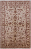 Chobi Peshawar Handmade Wool Area Rug - 6' 5" X 9' 8" - Golden Nile